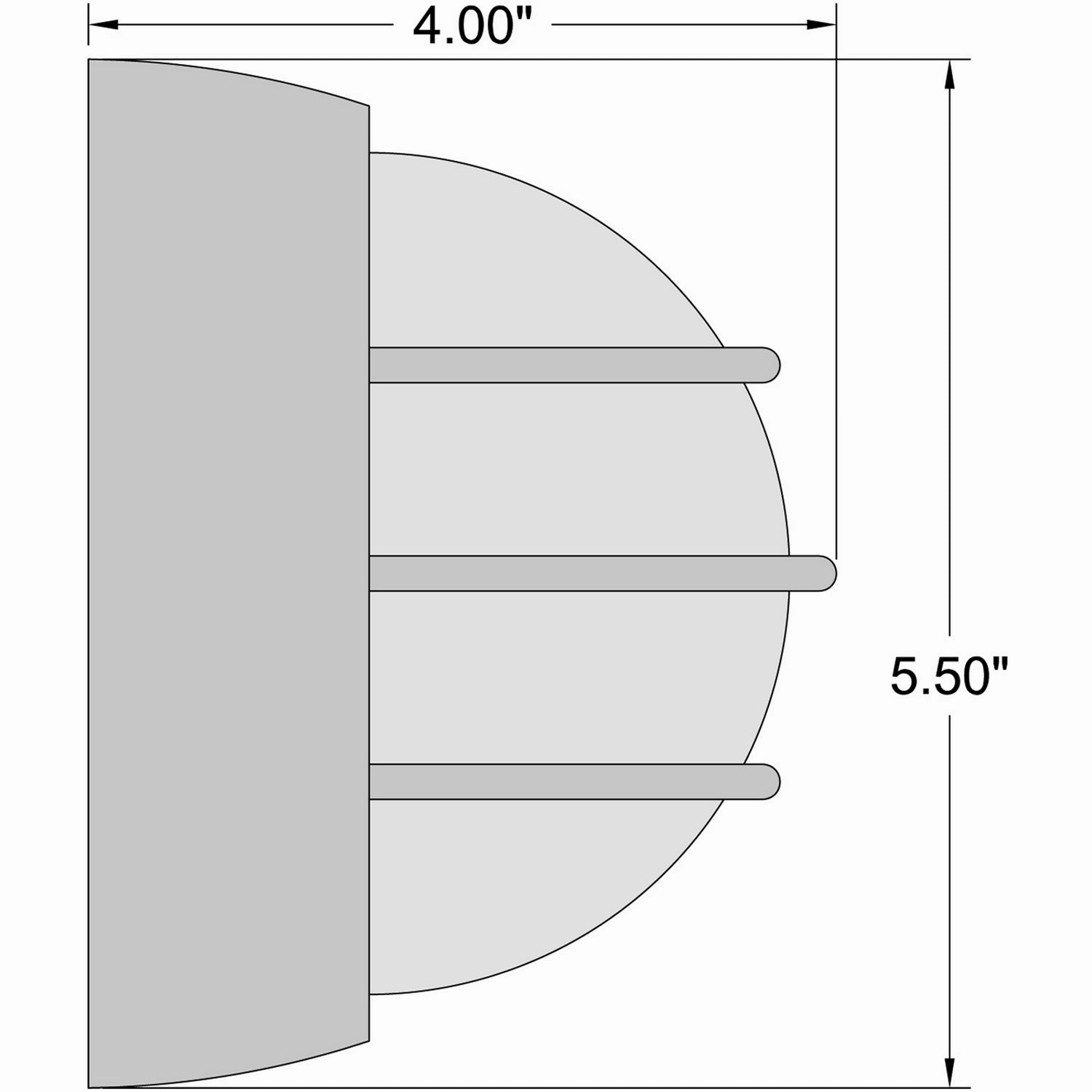 Cabo LED Bulkhead White
