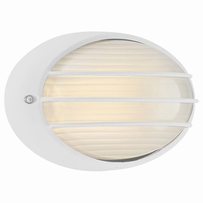 Cabo LED Bulkhead WhiteOutdoor wall sconces with motion sensor