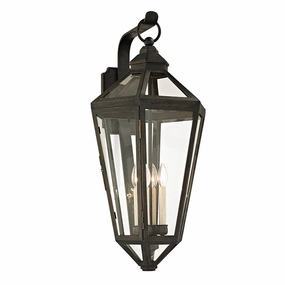 Calabasas Four Light Wall Lantern Vintage BronzeOutdoor wall sconces with motion sensor