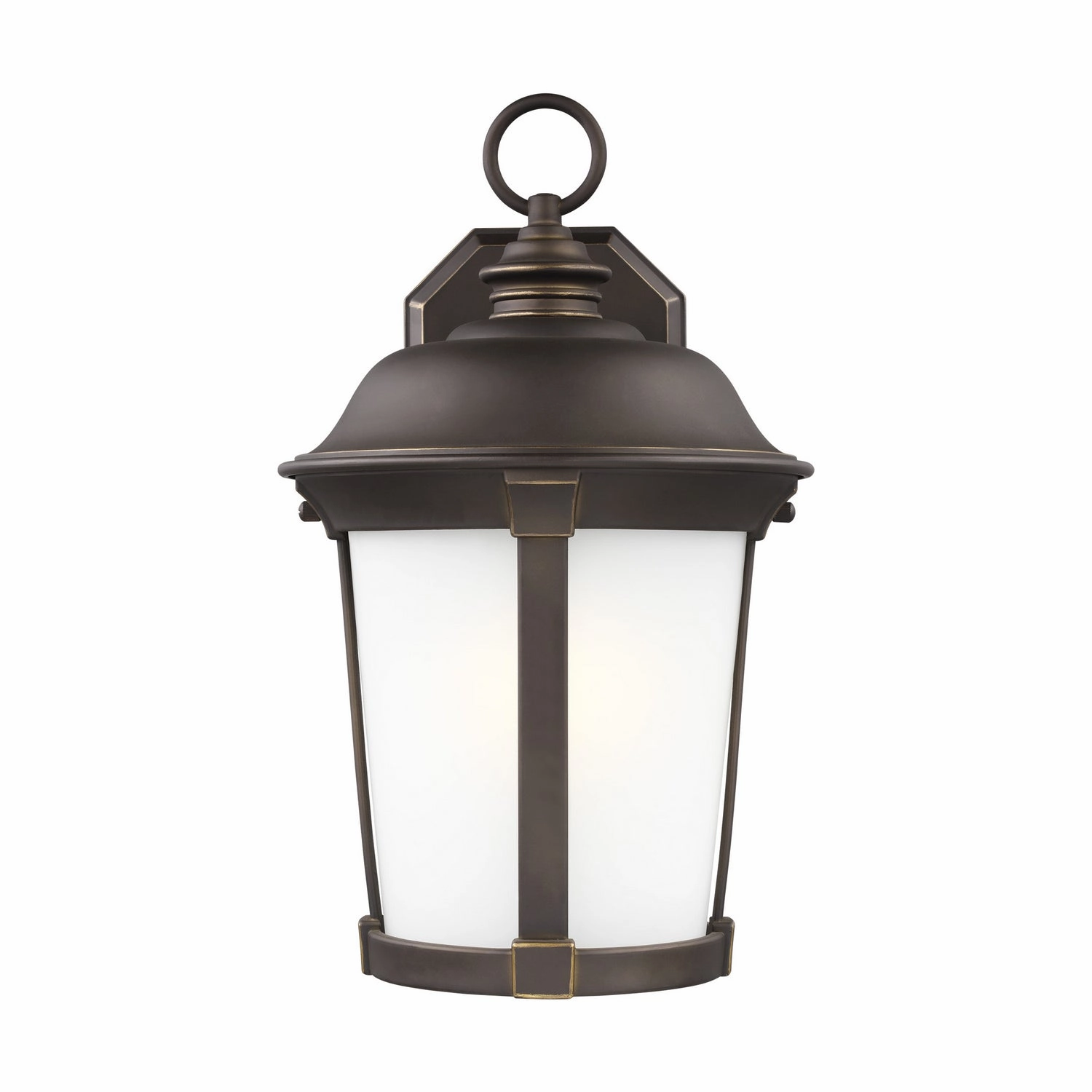 Calder One Light Outdoor Wall Lantern Antique Bronze