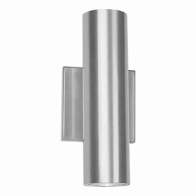 Caliber LED Wall Light Brushed AluminumOutdoor wall sconces with motion sensor