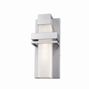 Camden LED Outdoor Wall Mount SilverOutdoor wall sconces with motion sensor