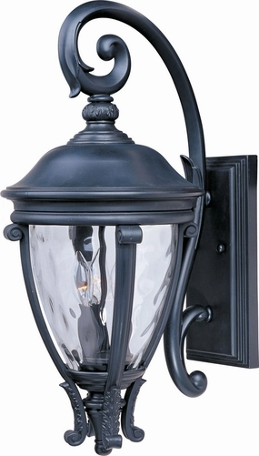 Camden VX Three Light Outdoor Wall Lantern BlackOutdoor wall sconces with motion sensor