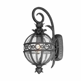 Campanile One Light Wall Lantern French IronOutdoor wall sconces with motion sensor