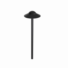 Canopy LED Canopy Path Light Black On AluminumDecorative outdoor post lights