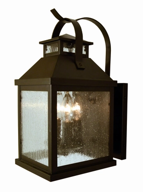 Canterbury Three Light Wall Mount BronzeOutdoor wall sconces with motion sensor