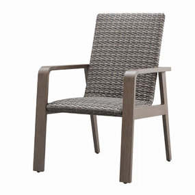 Canton Padded Dining Arm Chairoutdoor dining chair with armrests
