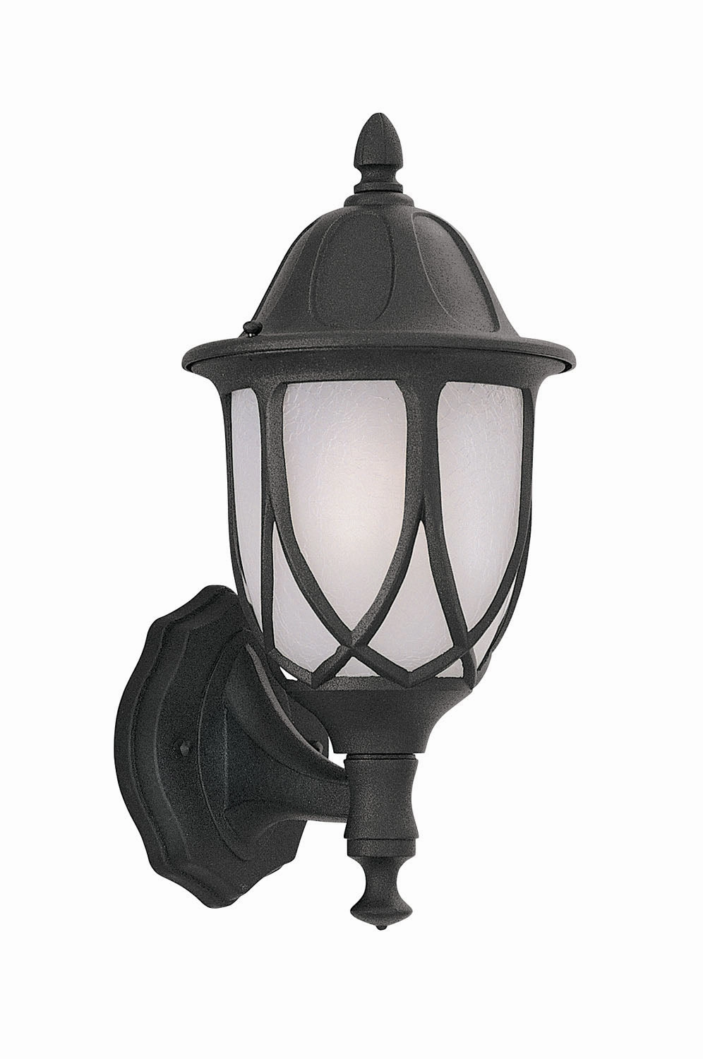 Capella One Light Wall Lantern BlackOutdoor wall sconces with motion sensor