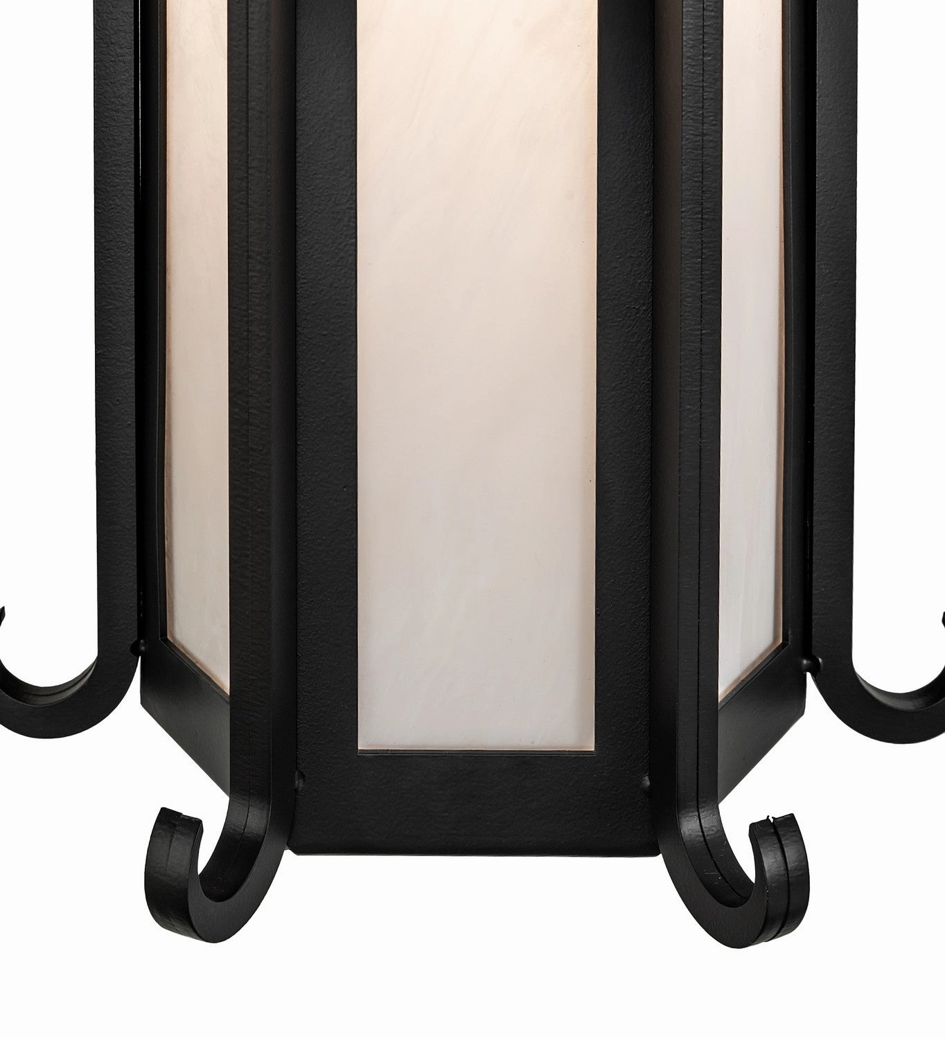 Caprice One Light Wall Sconce Solar Black