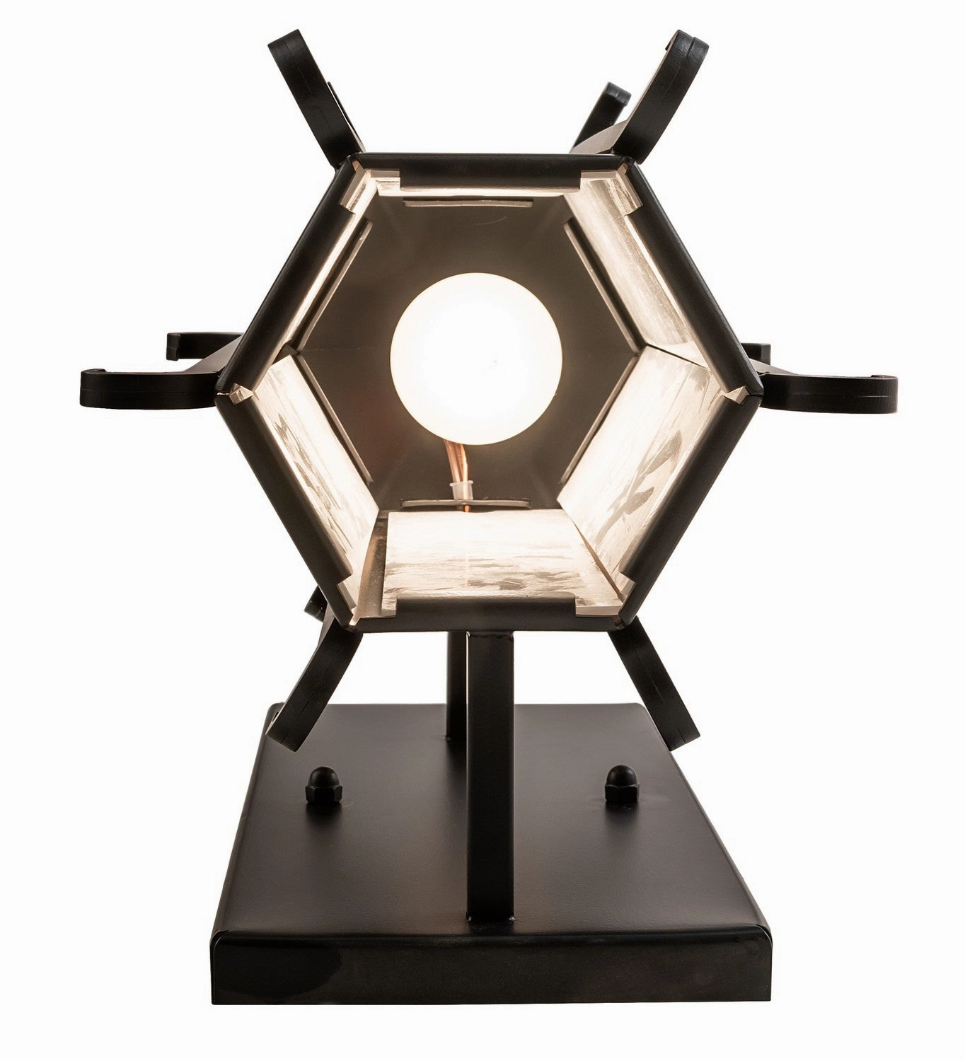 Caprice One Light Wall Sconce Solar Black