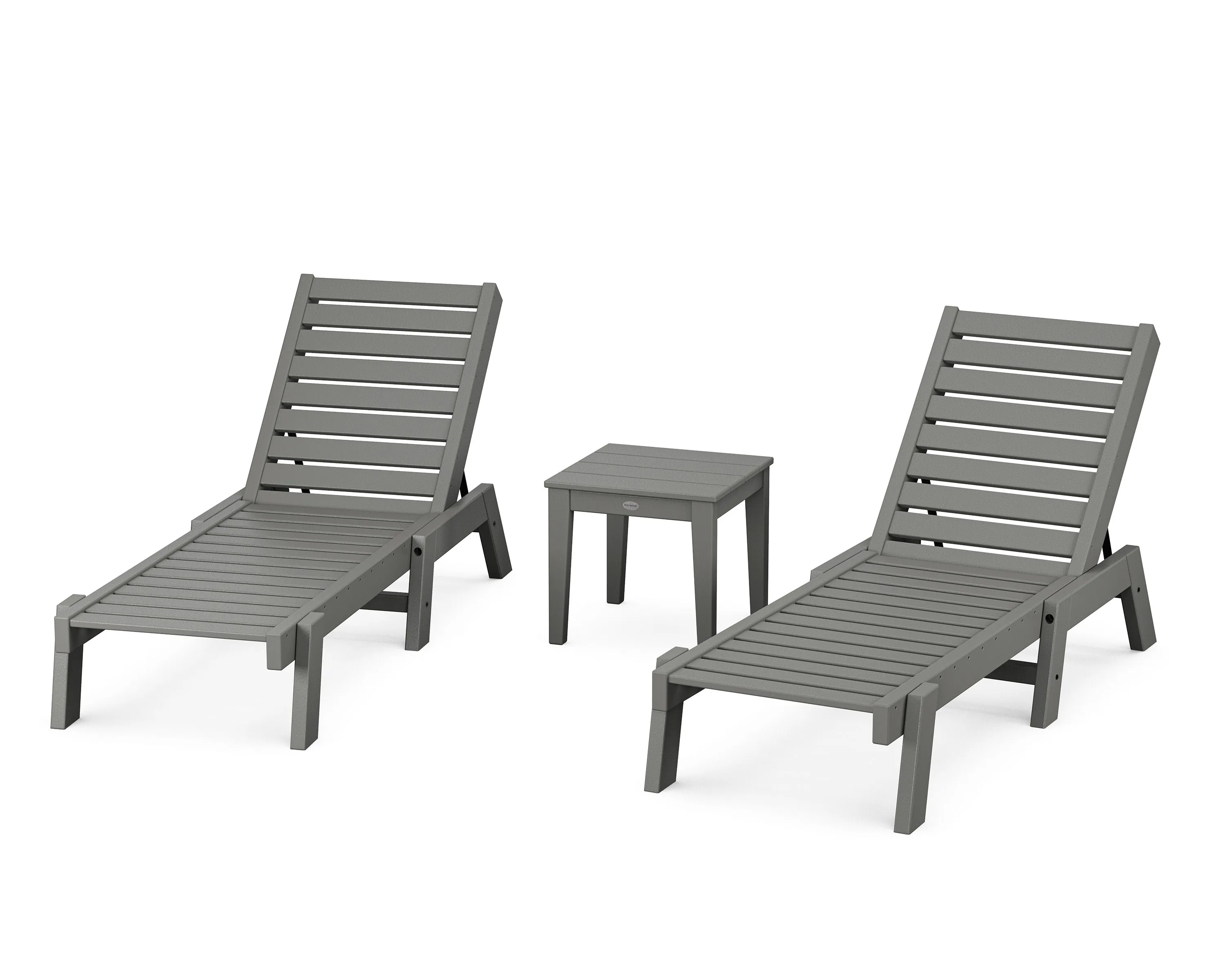 Captain Chaise 3-Piece Setoutdoor patio dining furniture set