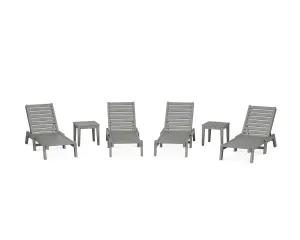 Captain Chaise 6-Piece Setoutdoor patio dining furniture set