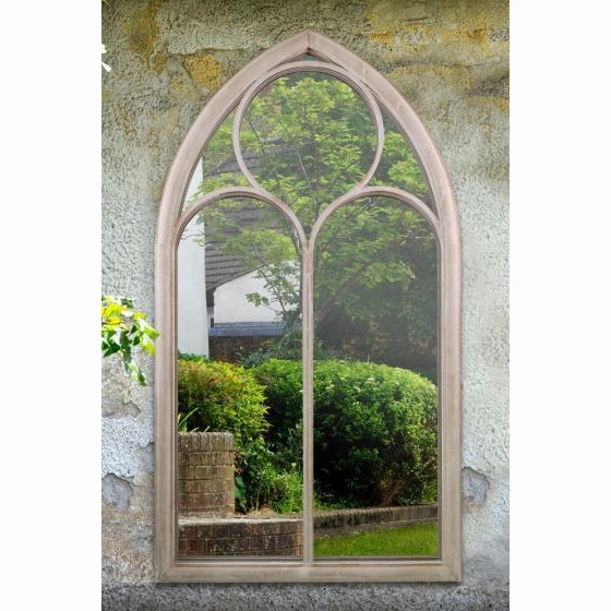 Carrington Chapel Arch Large Garden Mirror 150 x 81 CMwaterproof decorative outdoor mirror