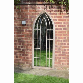 Carrington Gothic Arch Large Garden Mirror 150 x 61 CMwaterproof decorative outdoor mirror