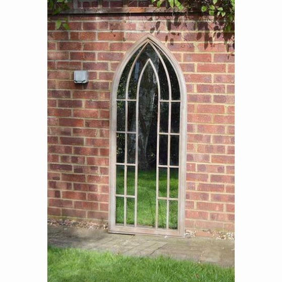 Carrington Gothic Arch Large Garden Mirror 150 x 61 CMwaterproof decorative outdoor mirror
