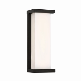 Case LED Wall Light BlackOutdoor wall sconces with motion sensor