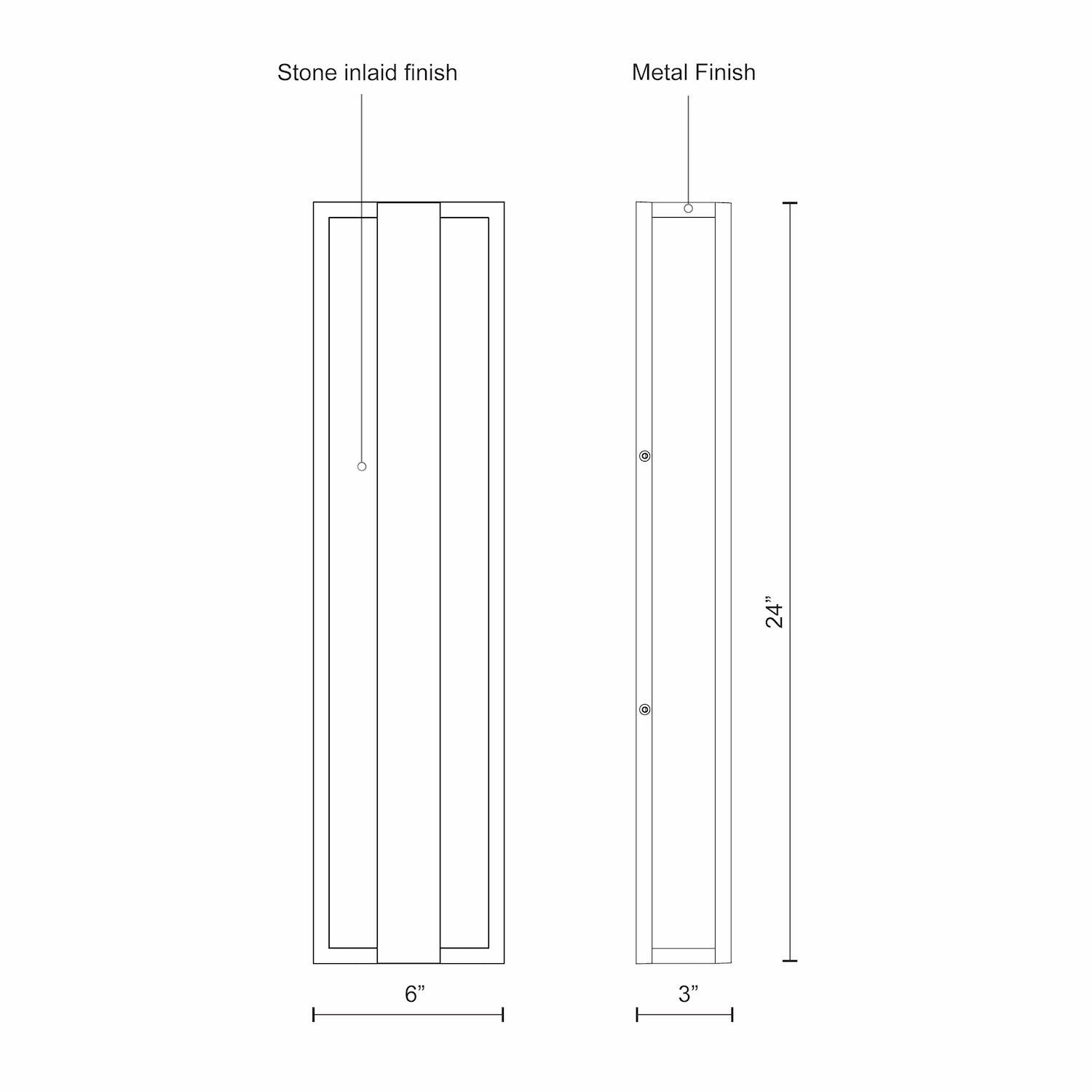 Caspian LED Wall Sconce Gray