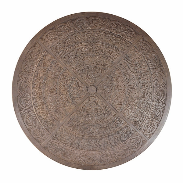 Castelle 24" Round Vintage Cast Side Table