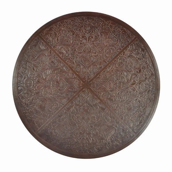 Castelle 54" Round Vintage Cast Dining Table