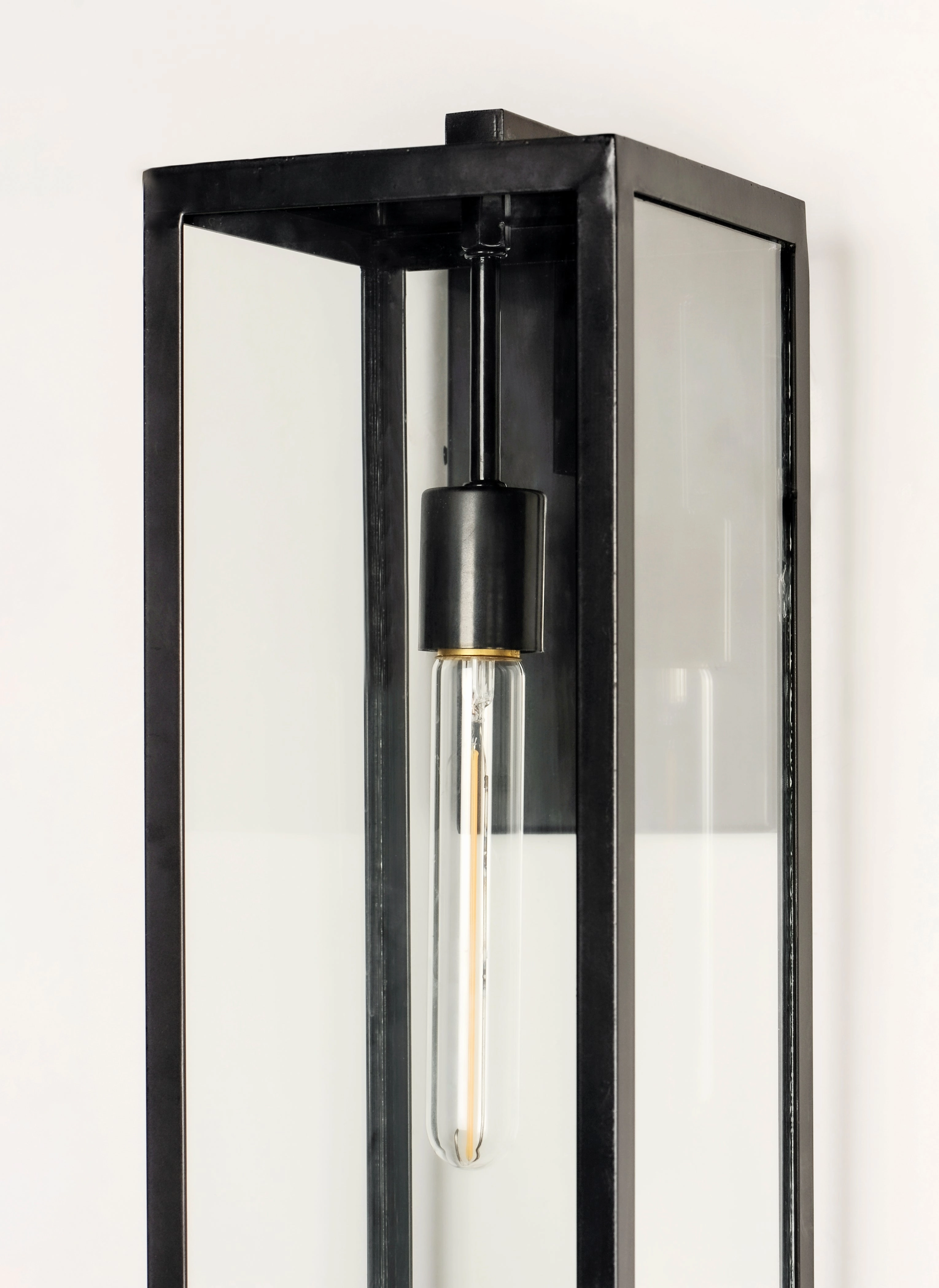Catalina One Light Outdoor Wall Lantern Dark Bronze
