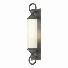 Cavo One Light Outdoor Wall Sconce Coastal Natural IronOutdoor wall sconces with motion sensor