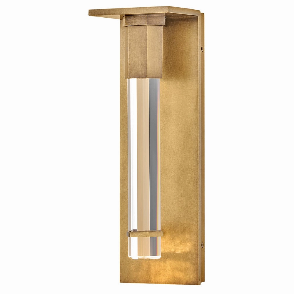 Cecily LED Wall Mount Heritage BrassOutdoor wall sconces with motion sensor