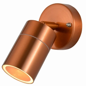CGC ALESHA Copper Stainless Steel Adjustable Outdoor Wall SpotlightOutdoor wall sconces with motion sensor