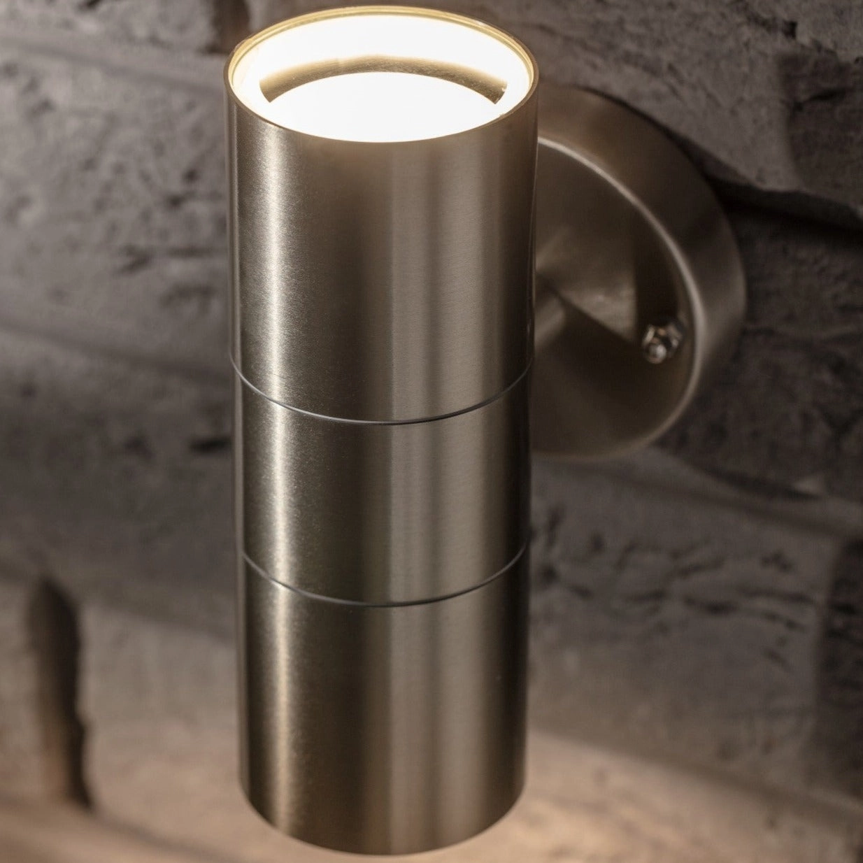 CGC ALESHA Stainless Steel Outdoor Up / Down Wall Light
