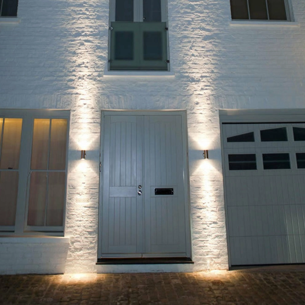 CGC ALESHA Stainless Steel Outdoor Up / Down Wall Light