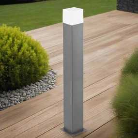 CGC AMARA Dark Grey & White Square Outdoor Large Post LightWeatherproof outdoor lighting