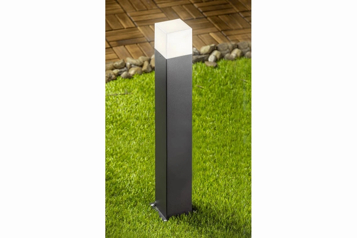 CGC AMARA Dark Grey & White Square Outdoor Large Post Light