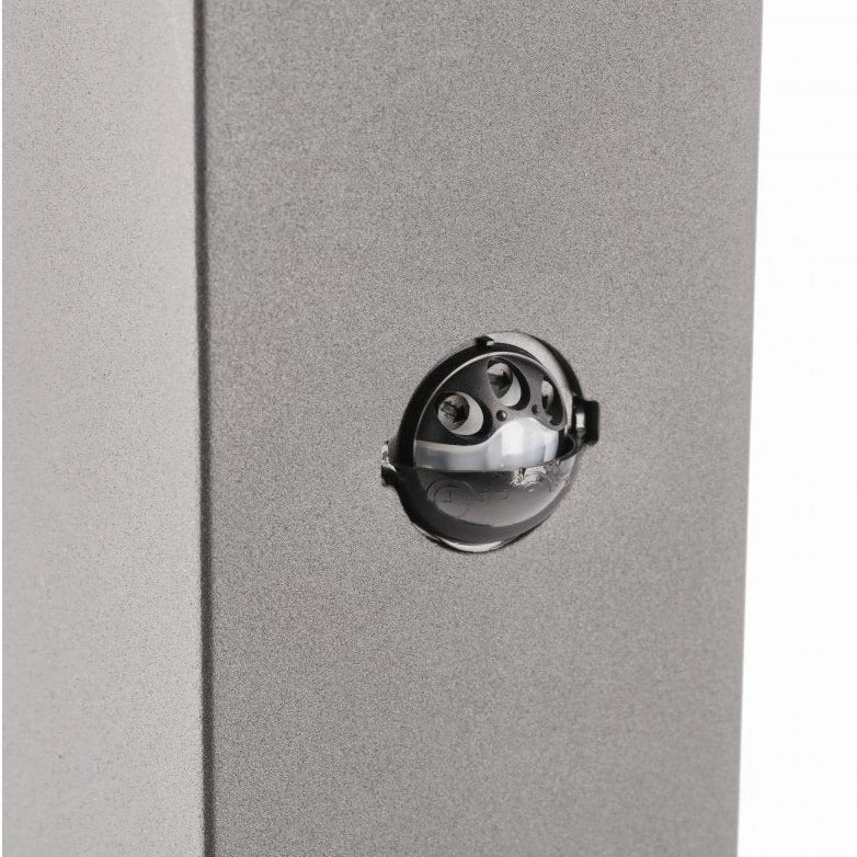CGC AMARA Dark Grey Anthracite Outdoor Post Light With PIR Motion Sensor