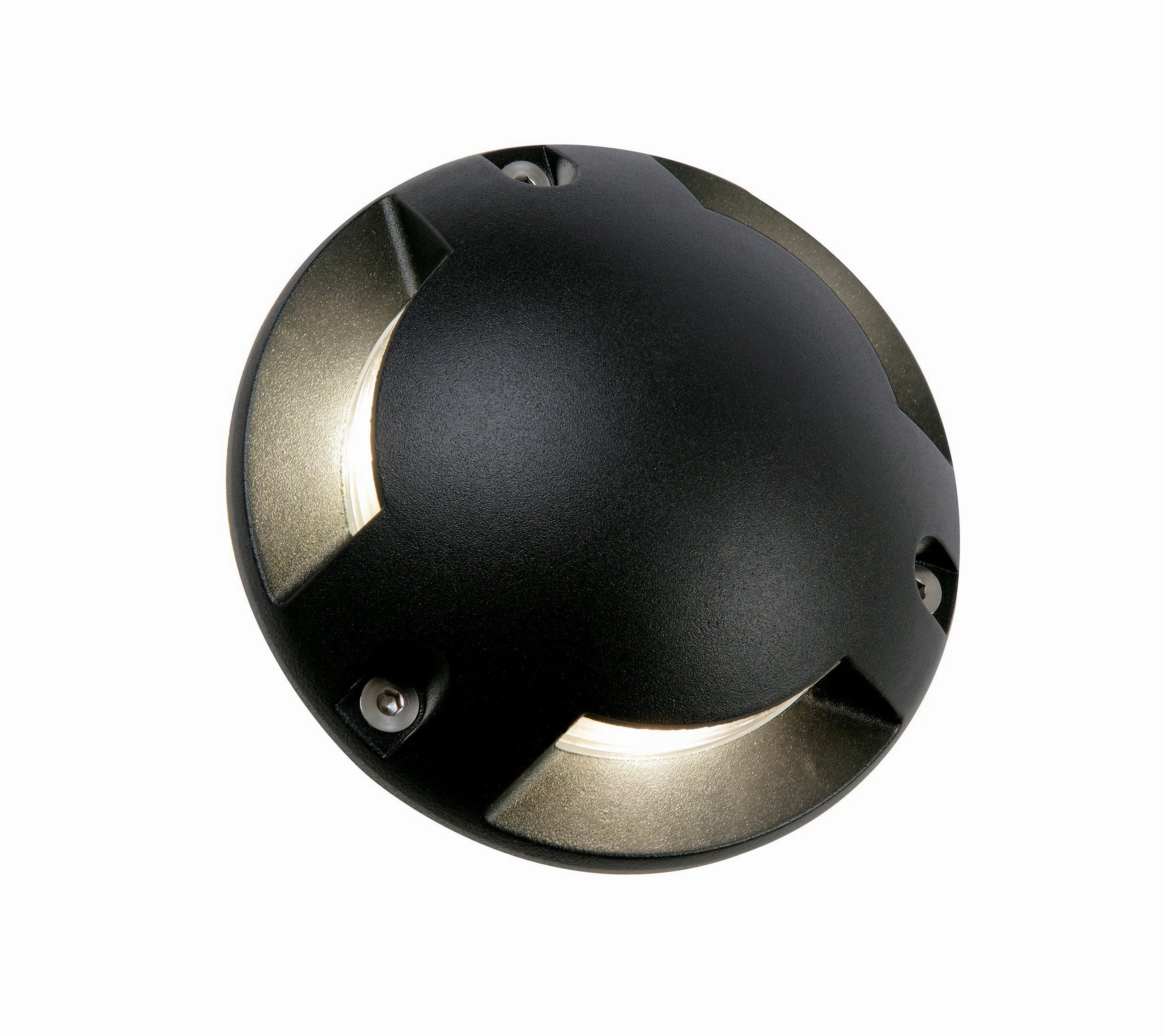 CGC APOLLO Black Surface Mount Ground Light 3 Way Light Output 3W LED 4000k 100lm IP67