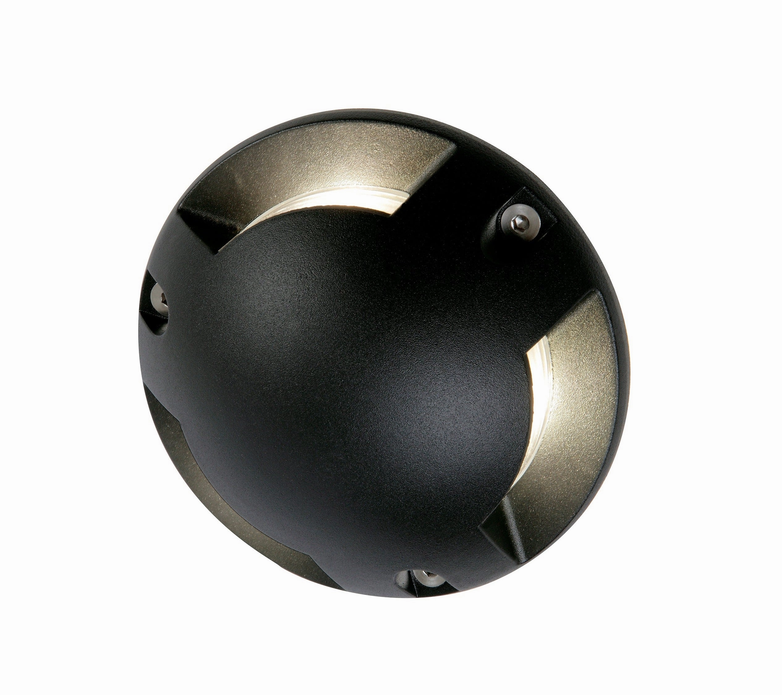 CGC APOLLO Black Surface Mount Ground Light 3 Way Light Output 3W LED 4000k 100lm IP67