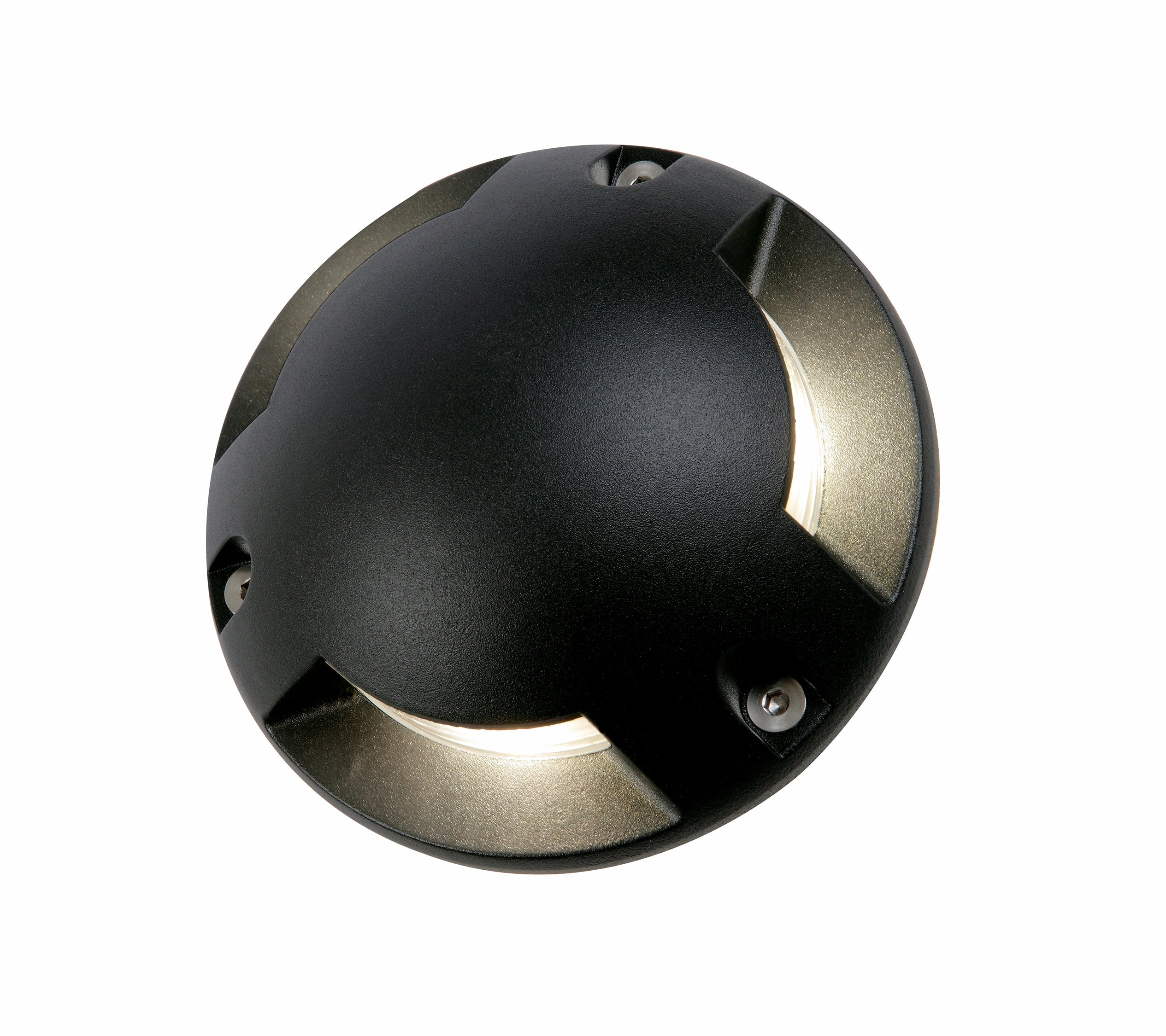 CGC APOLLO Black Surface Mount Ground Light 3 Way Light Output 3W LED 4000k 100lm IP67