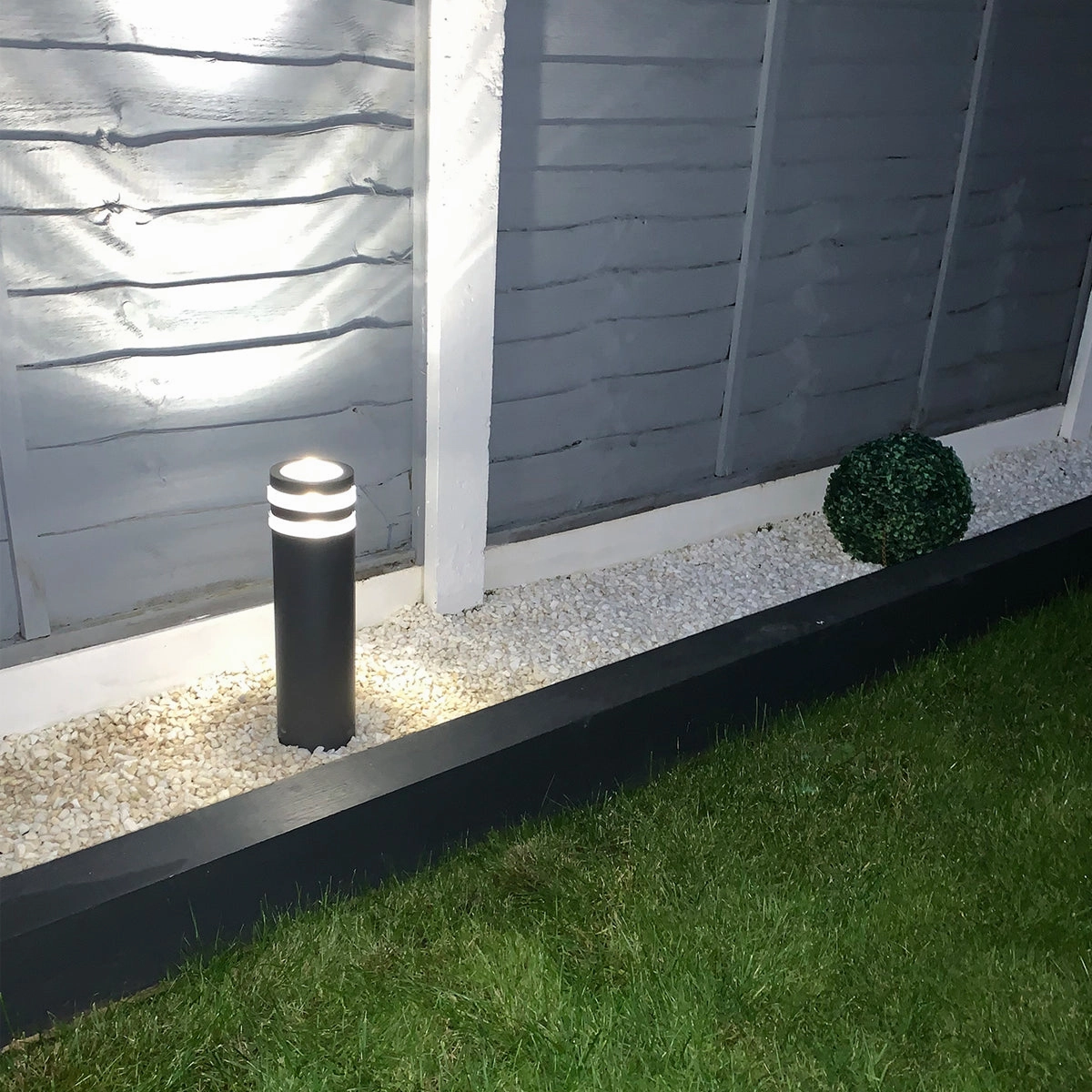 CGC ASHLEY Dark Grey Anthracite Outdoor Post Light