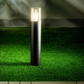 CGC BLUEBELL Black Medium Outdoor Post Light 50cmDecorative outdoor post lights