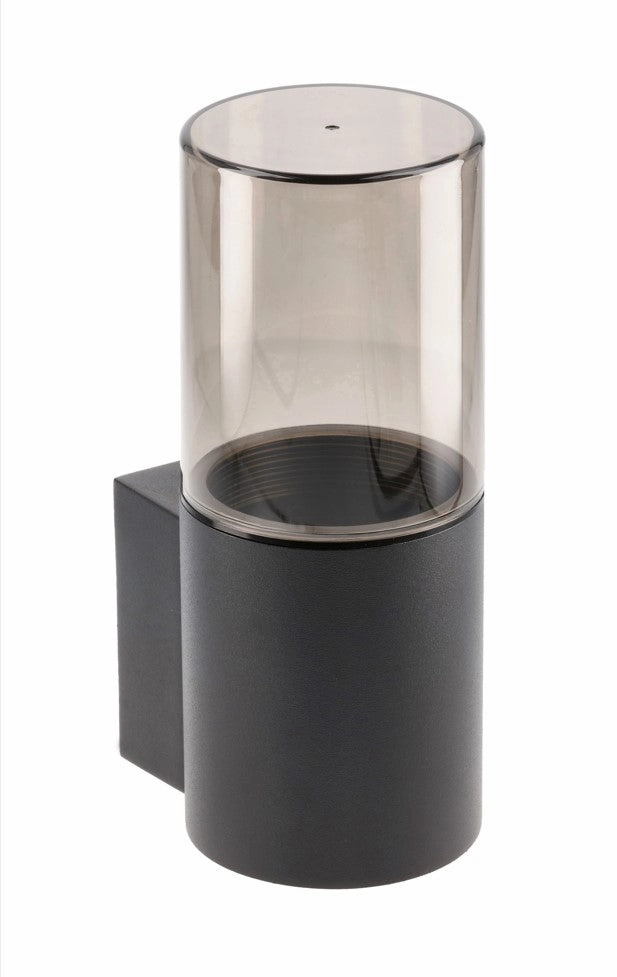 CGC BLUEBELL Black Outdoor Cylinder Wall Light