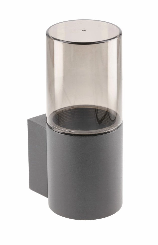 CGC BLUEBELL Dark Grey Cylinder Wall Light with Smoke Diffuser