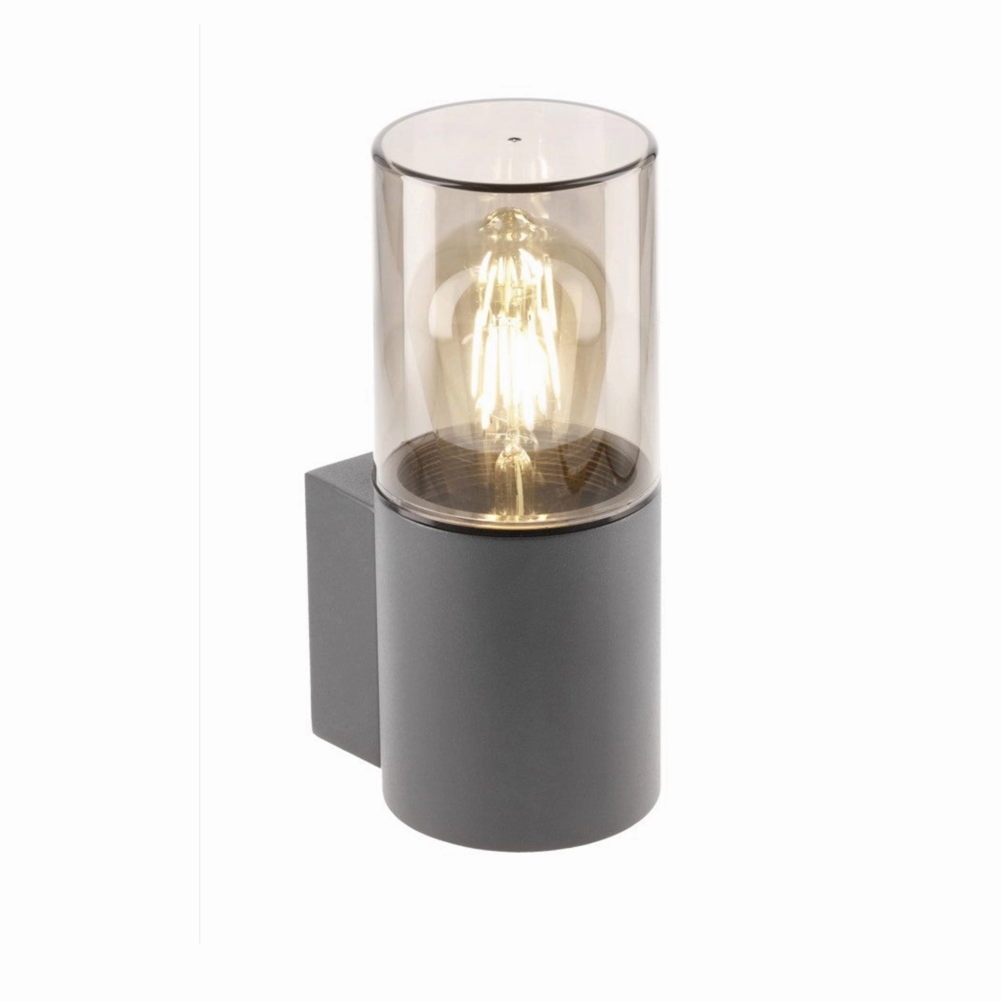 CGC BLUEBELL Dark Grey Cylinder Wall Light with Smoke Diffuser