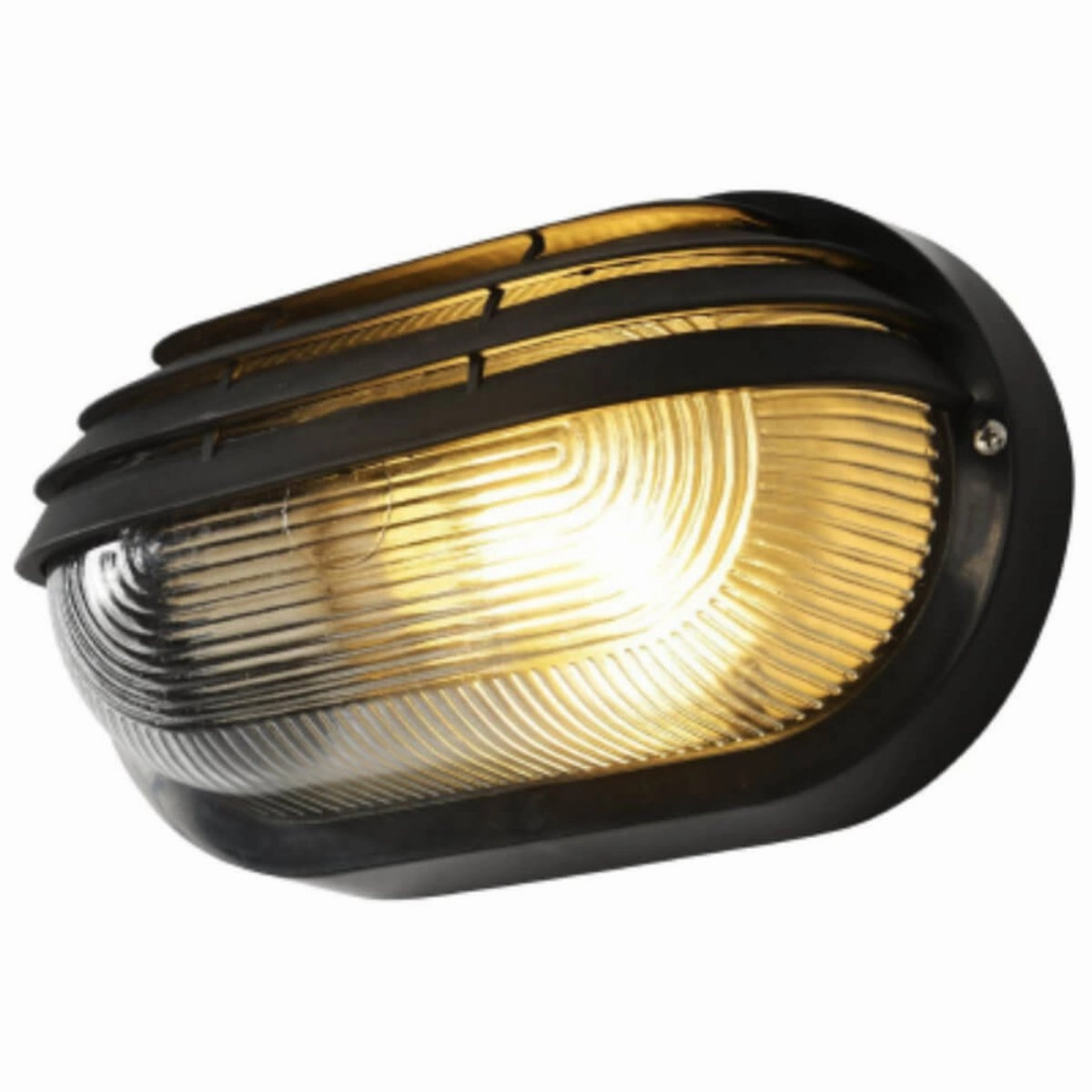 CGC BONNIE  Black Oval Eyelid Outdoor Wall Light