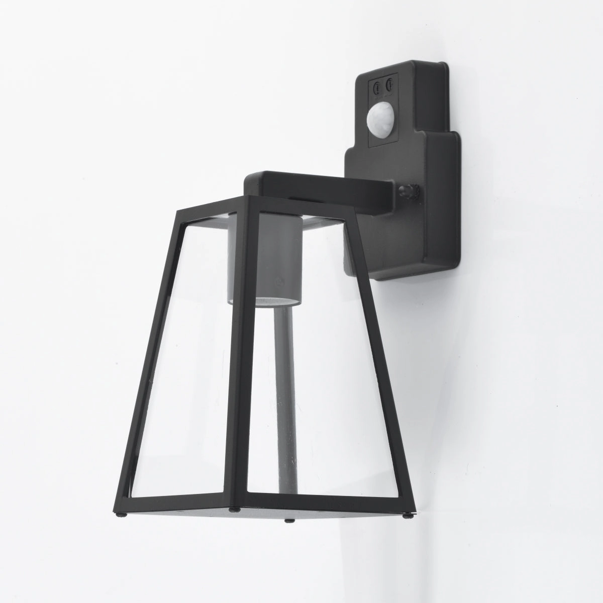 CGC CALLIE Black Outdoor Wall Light with PIR Motion Sensor