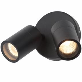 CGC CANDY Black Twin Adjustable SpotlightWeatherproof outdoor lighting