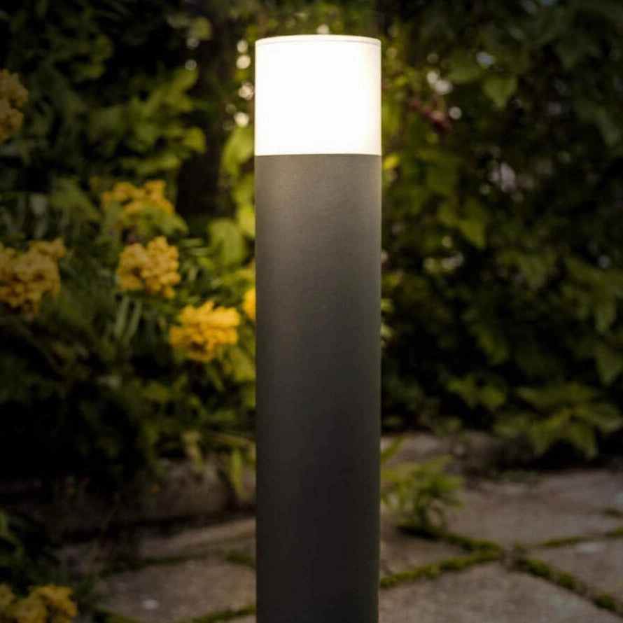 CGC CORTEZ Dark Grey Tall Outdoor Post Light