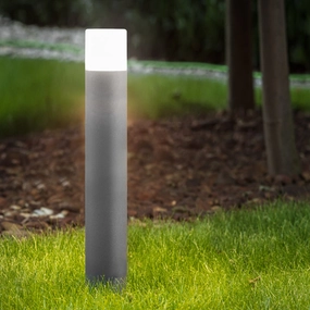 CGC CORTEZ Dark Grey Tall Outdoor Post LightDecorative outdoor post lights