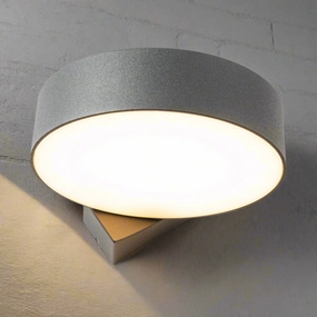 CGC DARCY Anthracite Dark Grey Adjustable Round LED Outdoor Wall Light 3000k Warm White IP54Outdoor wall sconces with motion sensor