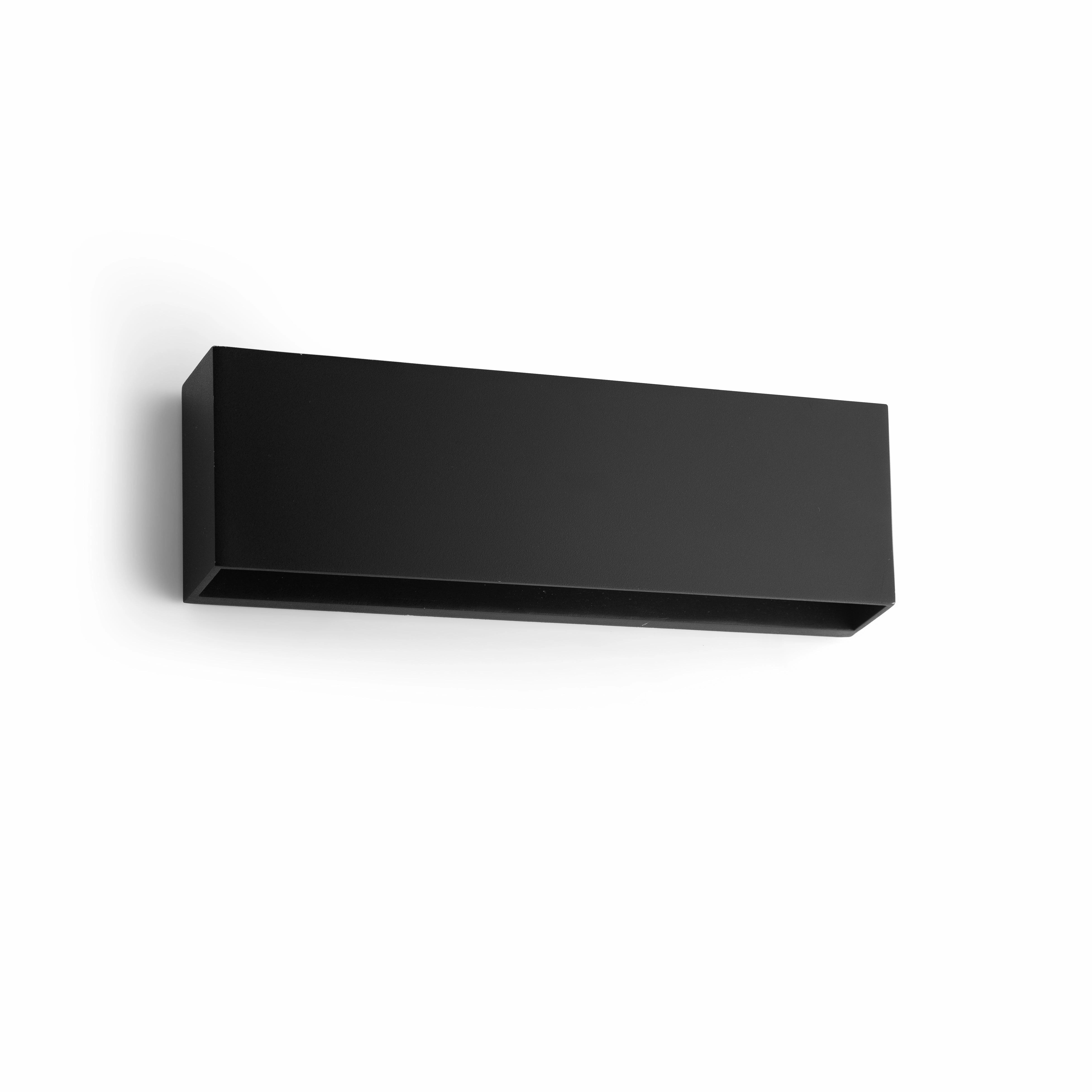 CGC DARNA Black Slim LED Outdoor Wall Light Down 4000k Natural White IP65