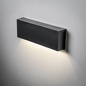 CGC DARNA Black Slim LED Outdoor Wall Light Down 4000k Natural White IP65Outdoor wall sconces with motion sensor