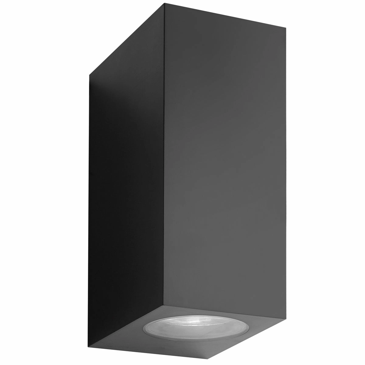 CGC EILEEN Black Up and Down Outdoor Rectangle Double Spotlight