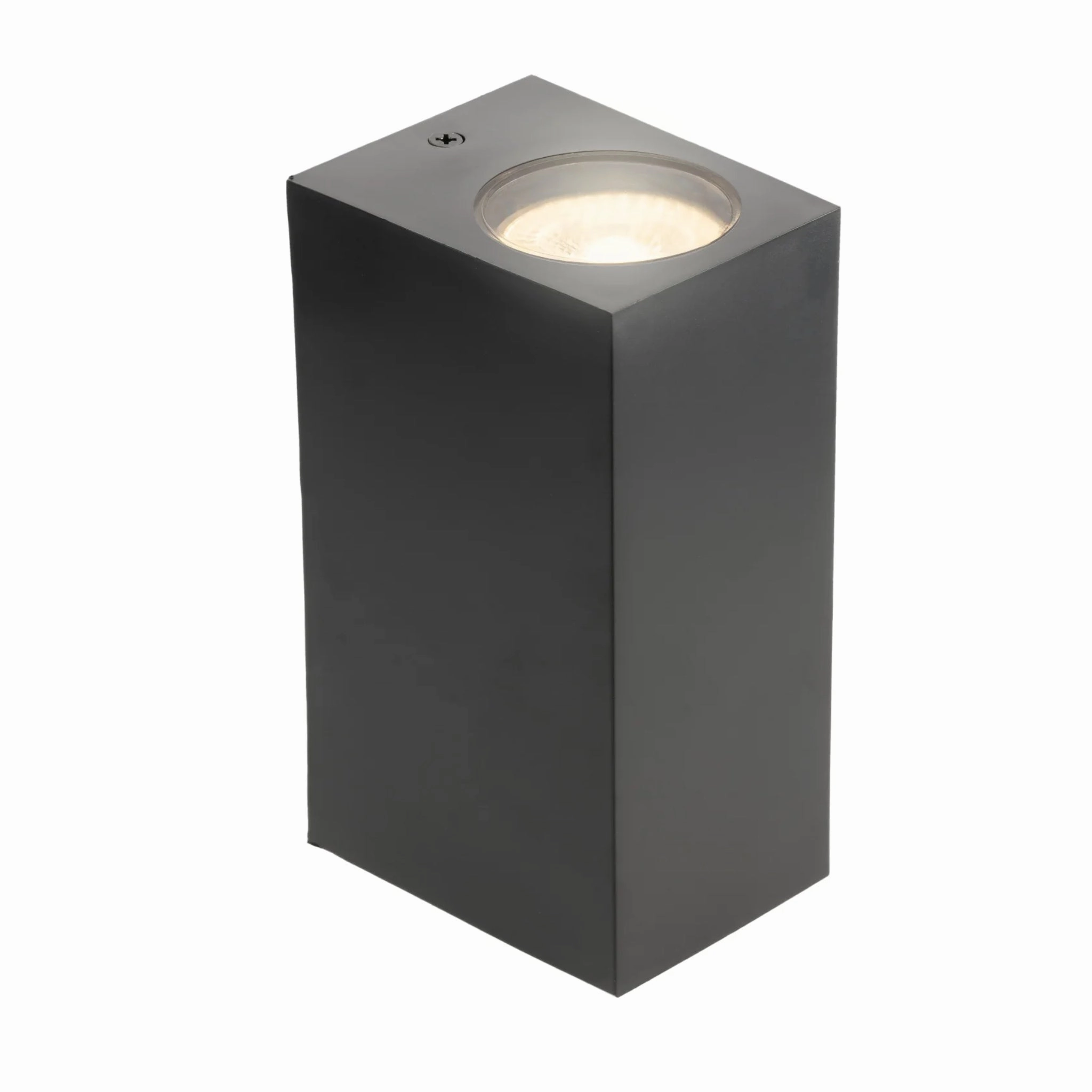 CGC EILEEN Black Up and Down Outdoor Rectangle Double Spotlight